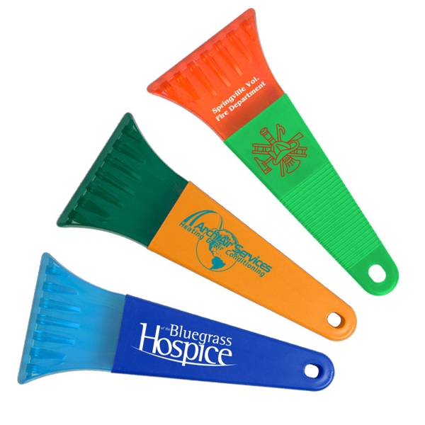 Heavy Duty Polar Ice Scrapers, Custom Imprinted With Your Logo!