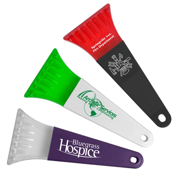 Heavy Duty Polar Ice Scrapers, Custom Imprinted With Your Logo!