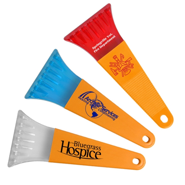 Heavy Duty Polar Ice Scrapers, Custom Imprinted With Your Logo!