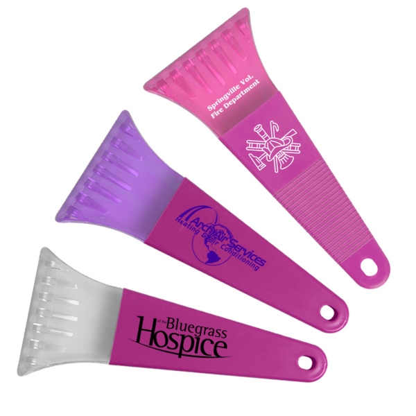 Heavy Duty Polar Ice Scrapers, Custom Imprinted With Your Logo!