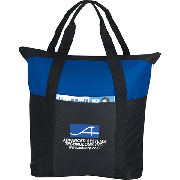 Heavy Duty Zippered Tote Bags, Custom Printed With Your Logo!