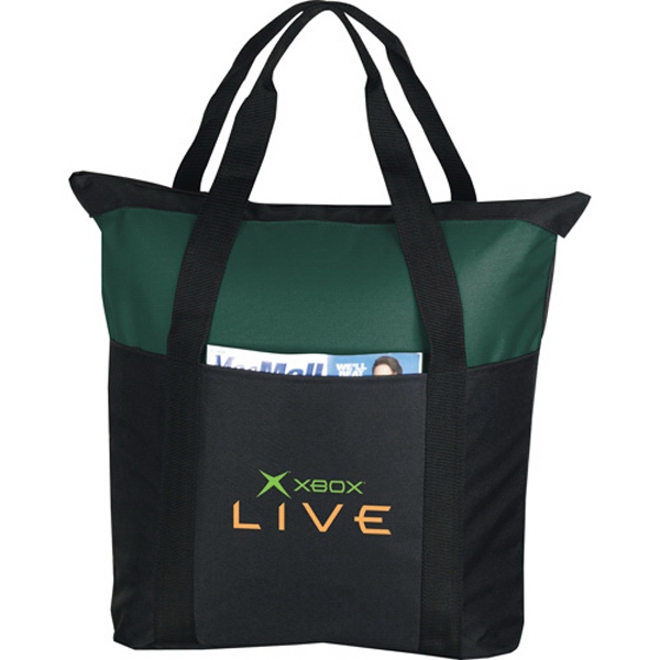 1 Day Service Heavy Duty Zippered Tote Bags, Customized With Your Logo!
