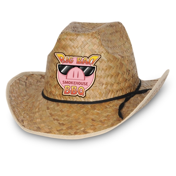Custom Printed Full Color Printed Cowboy Hats