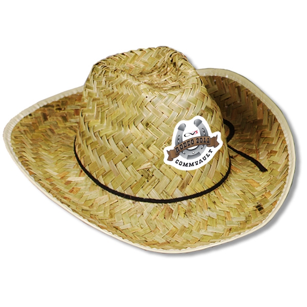 Full Color Printed Cowboy Hats, Custom Printed With Your Logo!