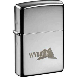 High Polish Chrome Zippo Lighters, Customized With Your Logo!