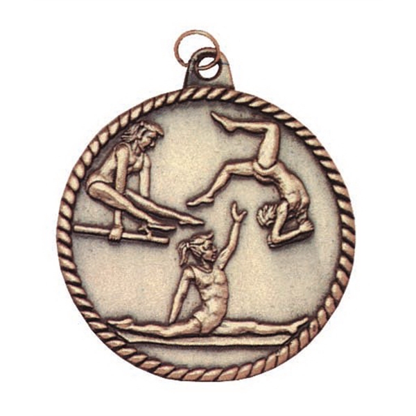 Cheerleading High Relief Medals, Customized With Your Logo!