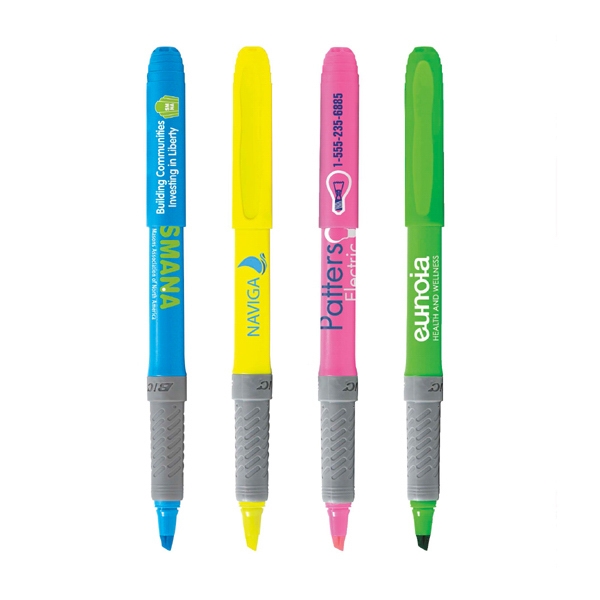 BIC Brite Liner Grip Highlighters, Customized With Your Logo!