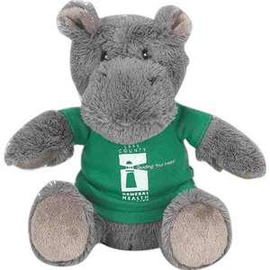 Hippo Stuffed Animals, Customized With Your Logo!