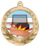 Hockey Motion Medals, Custom Decorated With Your Logo!
