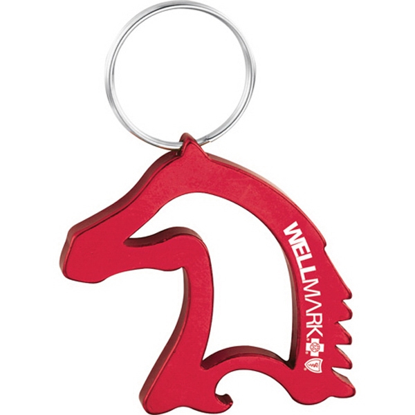 Horse Shaped Carabiners, Custom Imprinted With Your Logo!