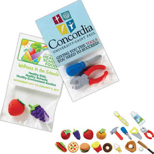 Hot Dog Shaped 3D Erasers, Custom Imprinted With Your Logo!