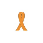 Custom Imprinted Hunger Awareness Ribbon Pins