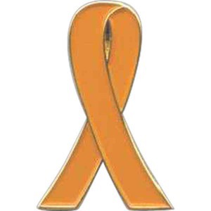 Hunger Awareness Ribbon Pins, Custom Imprinted With Your Logo!
