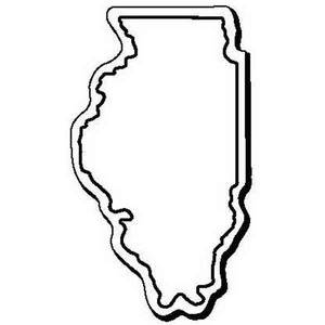 Illinois Shaped Magnets, Custom Printed With Your Logo!