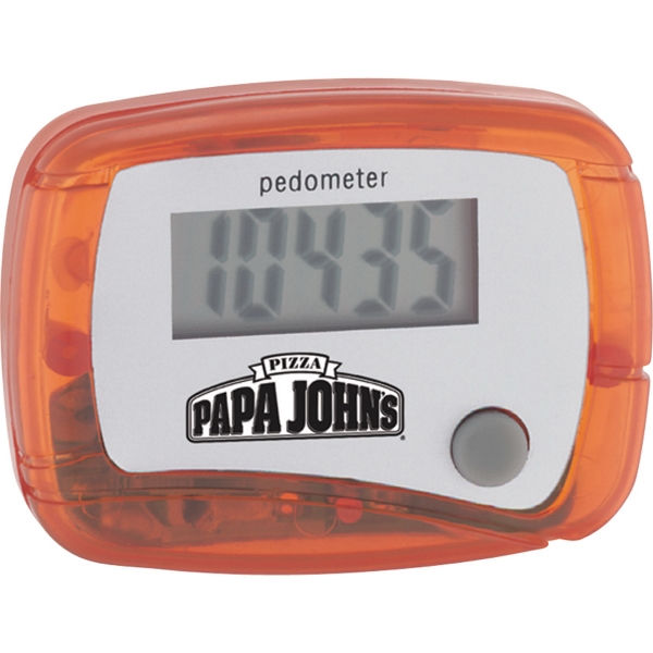 Step Count Pedometers, Custom Printed With Your Logo!
