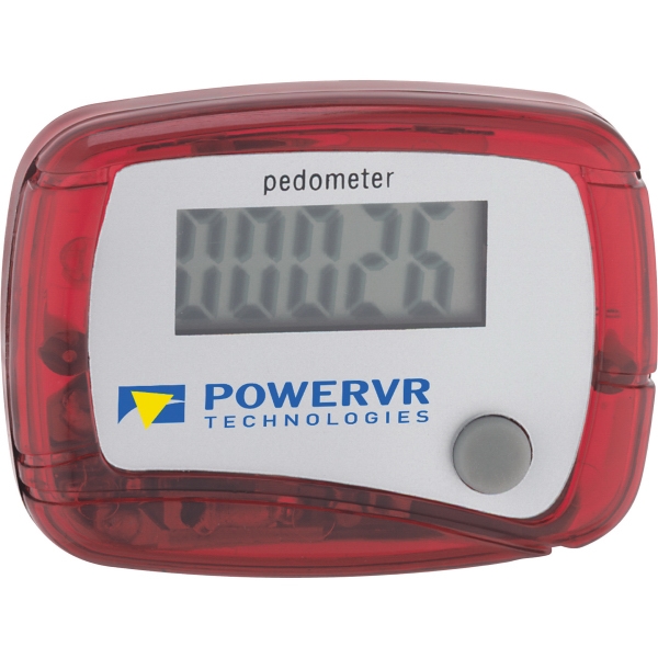 Step Count Pedometers, Custom Printed With Your Logo!