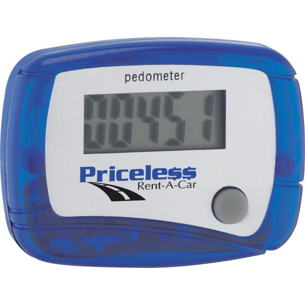 Step Count Pedometers, Custom Printed With Your Logo!