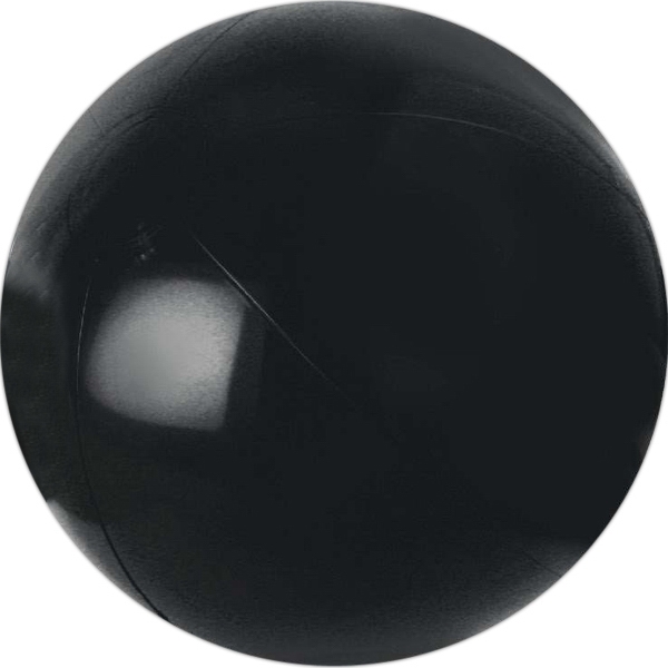 Black Solid Color Beach Balls, Personalized With Your Logo!