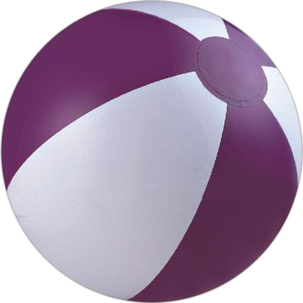 Blue Green and White Alternating Color Beach Balls, Custom Decorated With Your Logo!