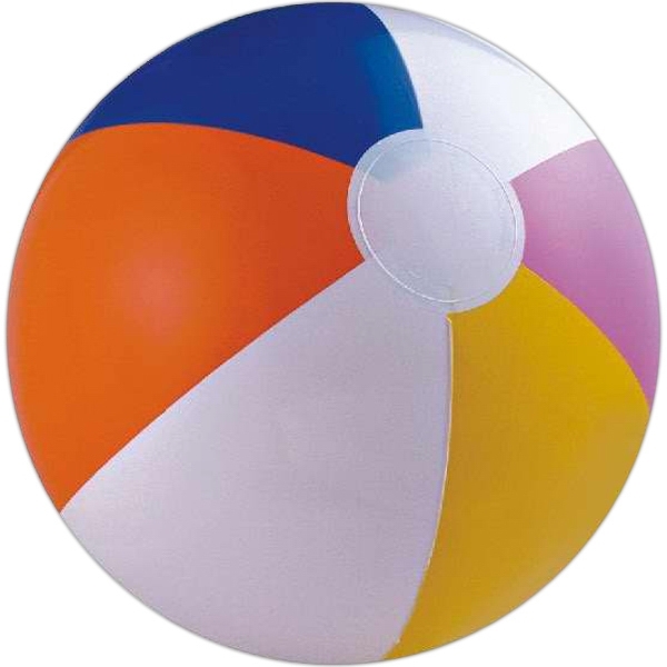 Blue Green and White Alternating Color Beach Balls, Custom Decorated With Your Logo!