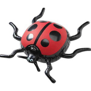 Custom Printed Inflatable Lady Bug Animal Toys
