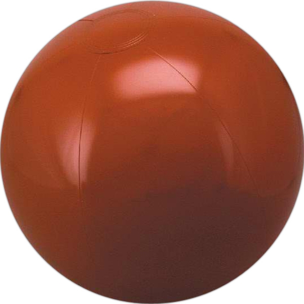Brown Solid Color Beach Balls, Custom Decorated With Your Logo!