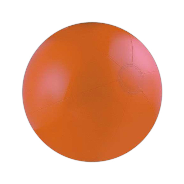 Orange Solid Color Beach Balls, Custom Designed With Your Logo!
