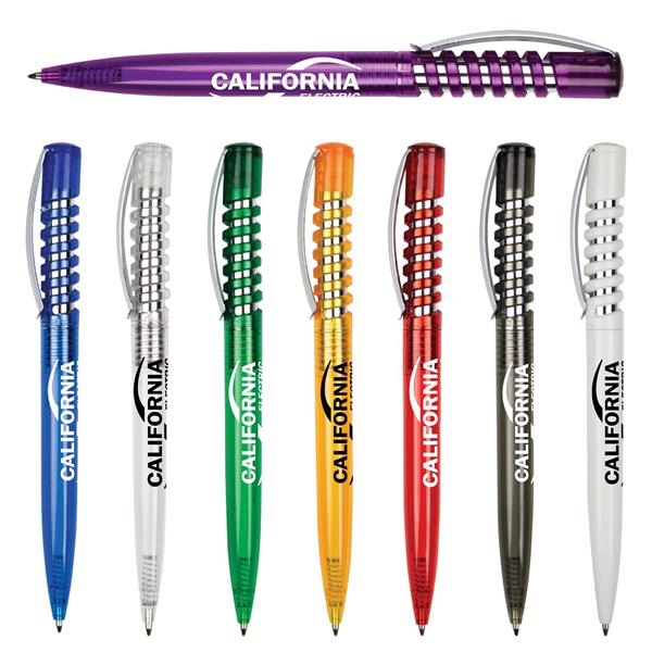 Spring Pens, Custom Printed With Your Logo!