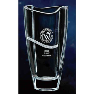 Wright Inspired Interlude Container Crystal Gifts, Custom Designed With Your Logo!