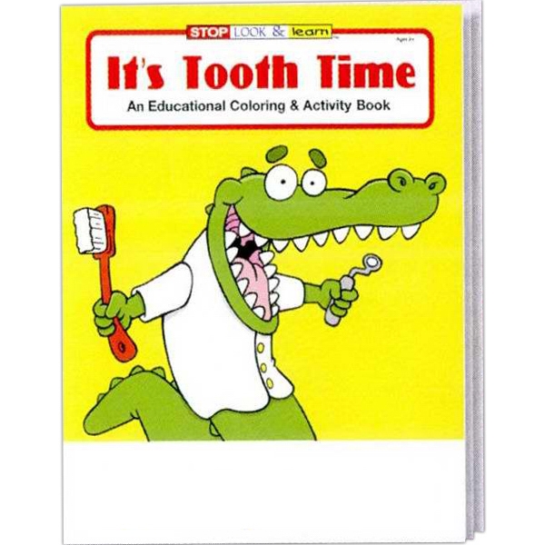 Dentist Themed Coloring Books, Custom Imprinted With Your Logo!