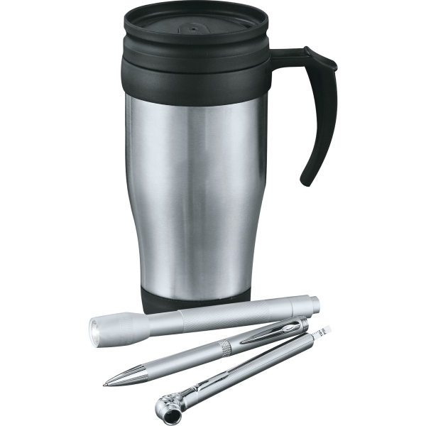 Canadian Manufactured Magnum Mug And Flashlight Gift Sets, Personalized With Your Logo!