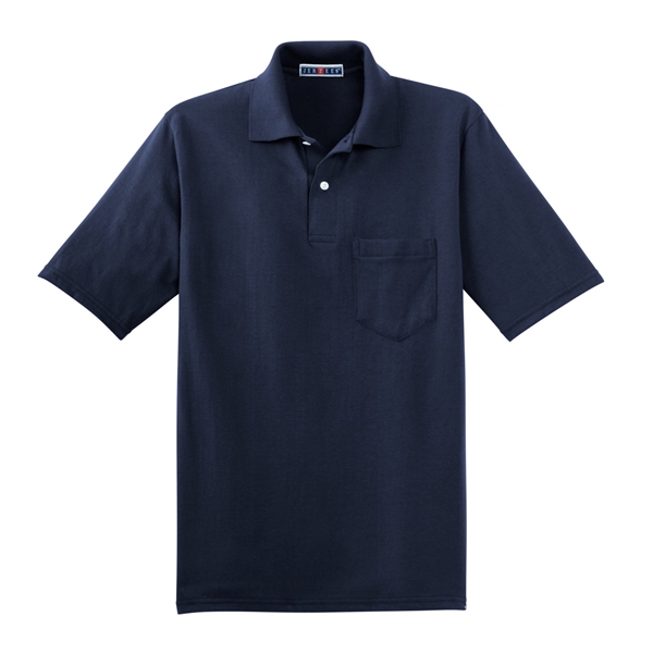 Mens Jerzees Golf Polo Shirts, Embroidered With Your Logo!