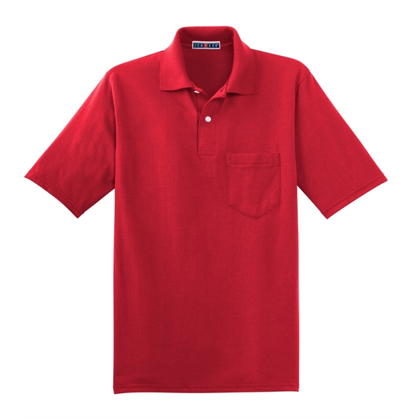 Mens Jerzees Golf Polo Shirts, Embroidered With Your Logo!