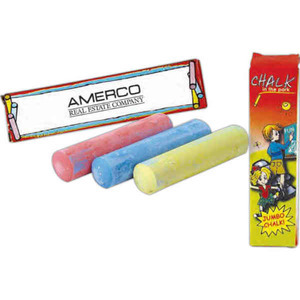 Custom Printed Jumbo Chalk Sticks