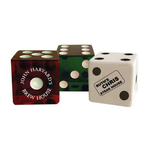 Jumbo Dice, Custom Imprinted With Your Logo!