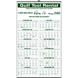 Jumbo Hanger Span A Year Commercial Calendars, Custom Made With Your Logo!