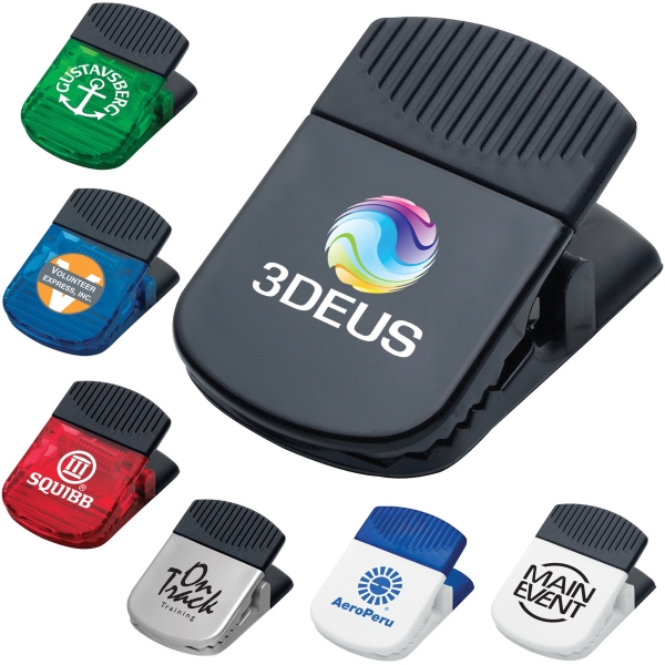 Jumbo Magnetic Memo Holder Clips, Custom Printed With Your Logo!