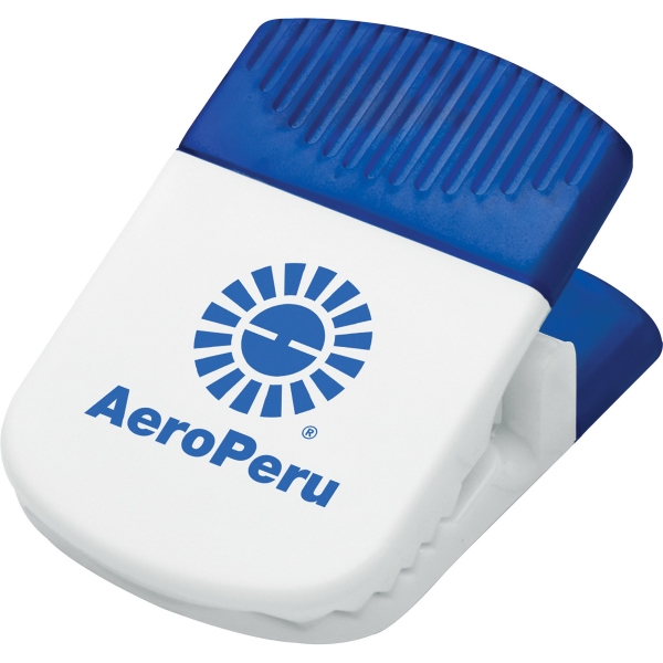 Magnetic Memo Clips with Pen Holders, Custom Printed With Your Logo!