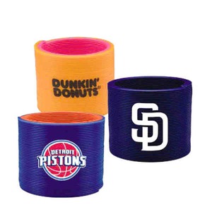 Junior Custom Two Color Slinkys, Custom Decorated With Your Logo!