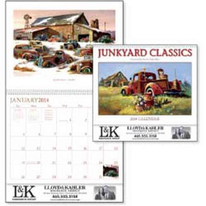 Custom Printed Junkyard Classics Appointment Calendars