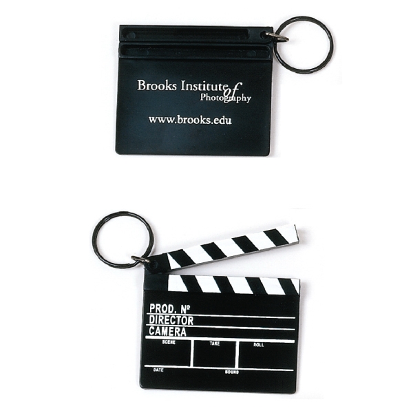 Clapboard Keychains, Custom Printed With Your Logo!