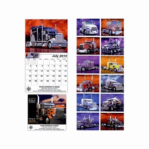 King of the Road Wall Calendars, Custom Decorated With Your Logo!