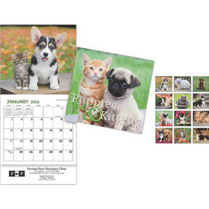 Kittens Wall Calendars, Custom Designed With Your Logo!