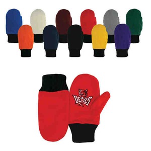 Knight Mascot Mittens, Custom Imprinted With Your Logo!