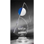 Custom Printed Vertical Crystal Awards