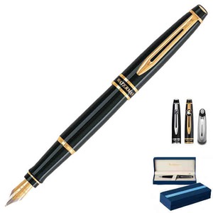 Lacquered Barrel Fountain Waterman Pens, Custom Printed With Your Logo!