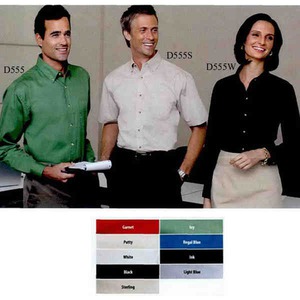 Ladies Devon and Jones Woven Dress Shirts, Embroidered With Your Logo!