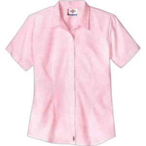 Custom Printed Ladies Dickies Woven Dress Shirts