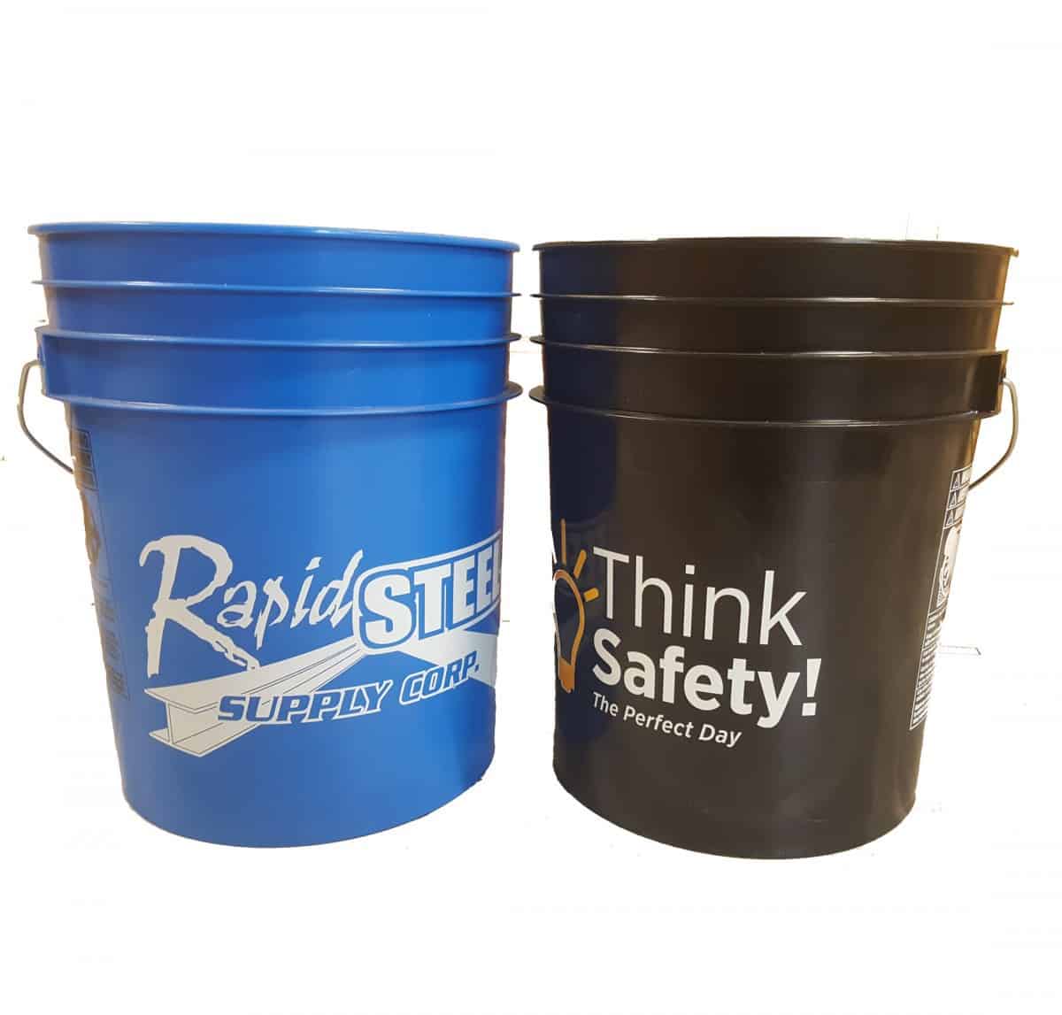 Custom Printed 5 Gallon Buckets - Divan Packaging