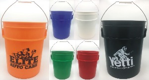 Large 5 Gallon Buckets, Custom Imprinted With Your Logo!